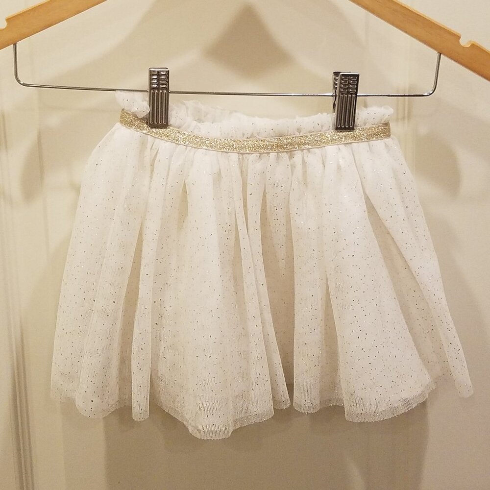 3T Toddler Gold Glitter Skirt